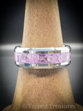 8mm wide "Lavender Crush" ring