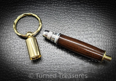 Ziricote Cigar Punch Keychain