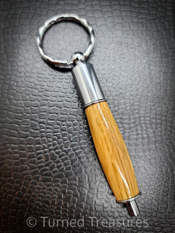 Maker's Mark® Oak Barrel Cigar Punch Keychain
